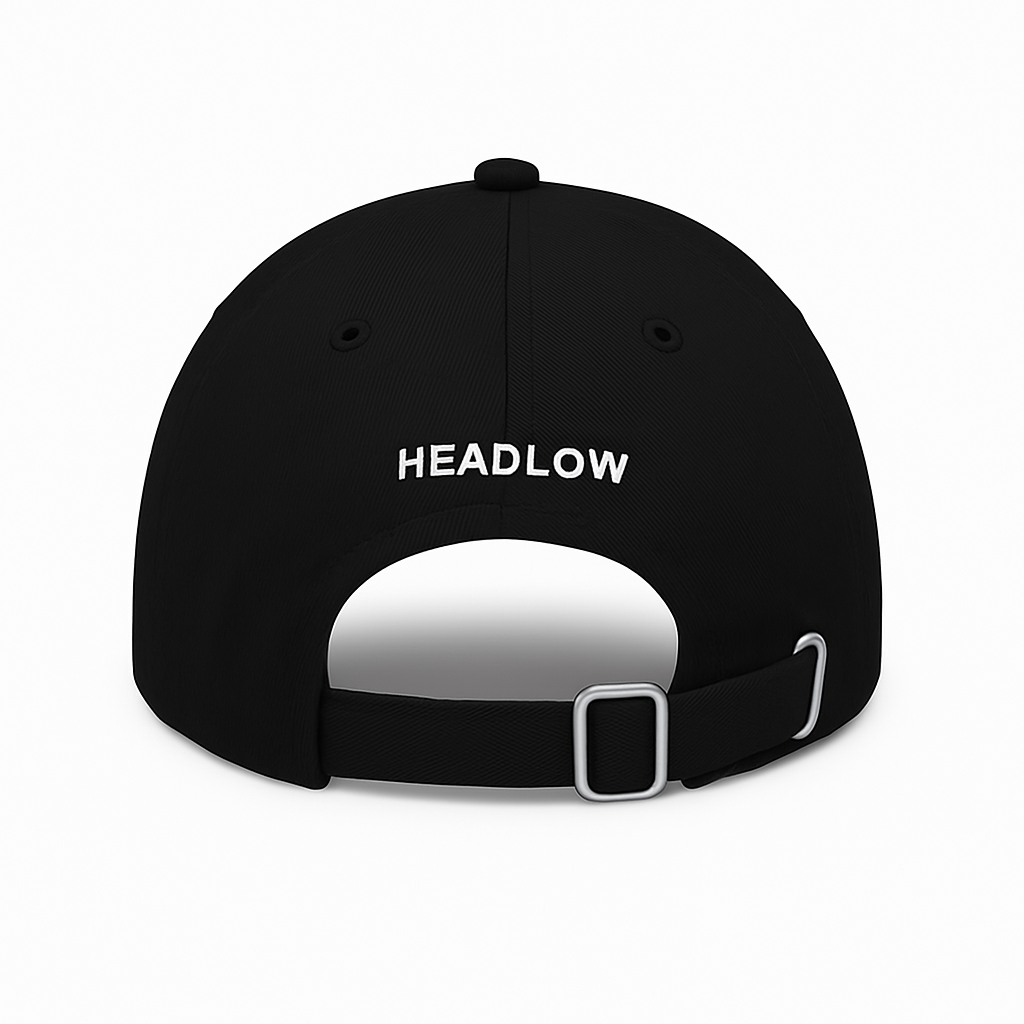 HEADLOW BLACK DAD CAP